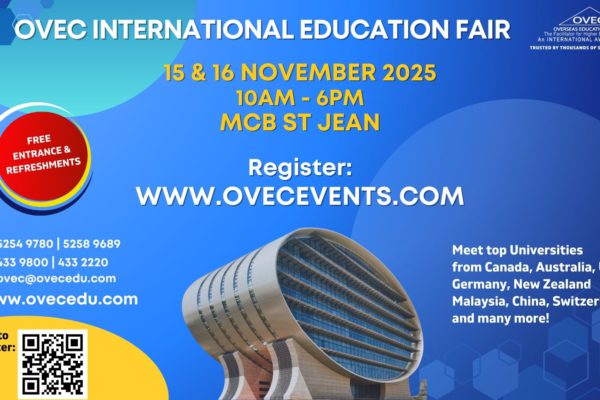 OVEC In Person Education Fair Nov 15 & 16 November 2025 – DO NOT MISS OUT!