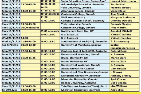 On the spot admissions, open days and follow-up sessions at OVEC offices