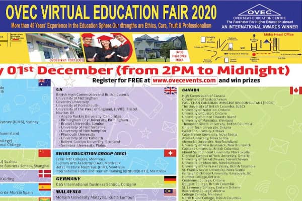 OVEC Virtual Fair 1st Dec 2020